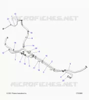 REFROIDISSEMENT ROUTING ENGINE