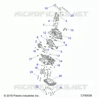 CARTERS MOTEUR AND CRANKSHAFT