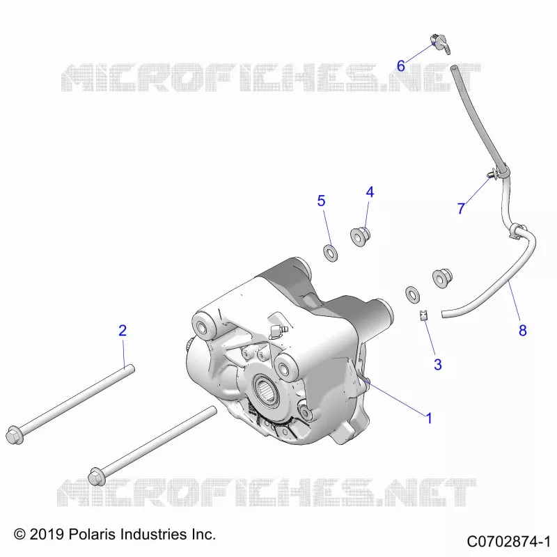 SYSTÃˆME DE TRANSMISSION, FRONT GEARCASE MOUNTING
