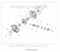 SYSTÈME DE TRANSMISSION, PONT ARRIERE INTERNALS