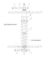 SUSPENSION, AMORTISSEUR, IFS (7043904)