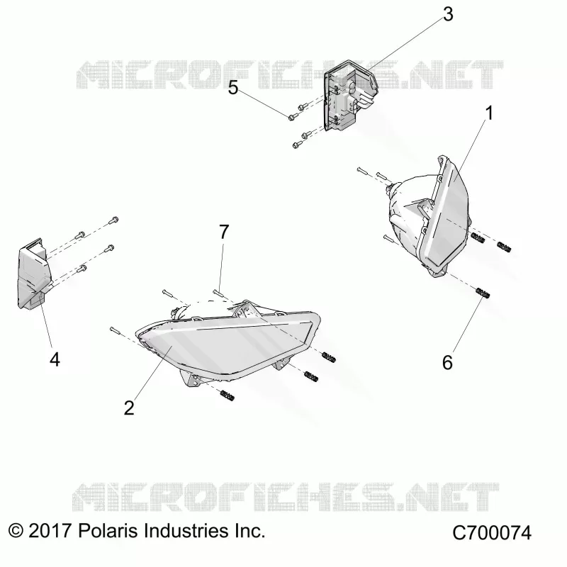ELECTRICITE, HEADLIGHTS AND TAILLIGHTS