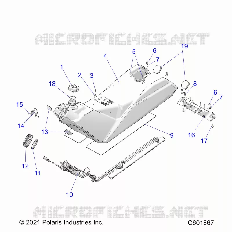 SYSTÃˆME D'ALIMENTATION, FUEL TANK ASM.