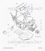 CHASSIS, MAIN FRAME AND SKID PLATES