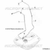 BODY, CARBURANT LINES, STD.