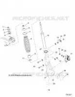 SUSPENSION, JAMBE DE FORCE AVANT