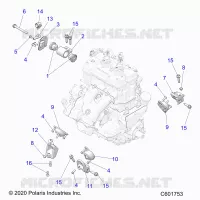 MOTEUR, MOUNTING &amp; LONG BLOCK