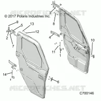 PORTES, FRONT, FULL, MOUNTING