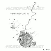 DRIVE TRAIN, MAIN SUPPORT PONT