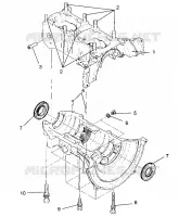 CARTERS MOTEUR ASSEMBLY SUPER SPORT E940743 (4927372737027A)