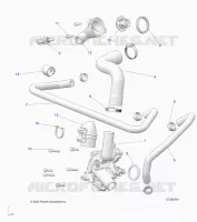 MOTEUR, WATERPUMP AND BYPASS