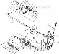 SYSTÈME DE TRANSMISSION ASSEMBLY 500 EFI E942774 AND  EFI SKS E942574 (49274127410019)
