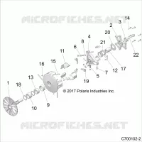 SYSTÃˆME DE TRANSMISSION, PRIMARY CLUTCH