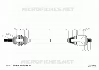 SYSTÃˆME DE TRANSMISSION, FRONT HALFSHAFT