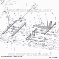 CHASSIS, SEAT AND CENTER FIXATION CONSOLE