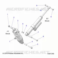 AMORTISSEUR MOUNTING, REAR SUSP.