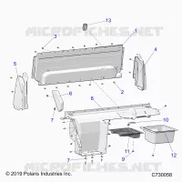 CARROSSERIE ARRIERE CLOSEOFF, AND FENDERS