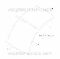 TOIT TRIM, 2 PASSENGER