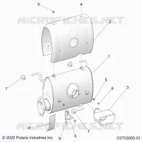 ENGINE, ECHAPPEMENT, SILENCER AND RELATED