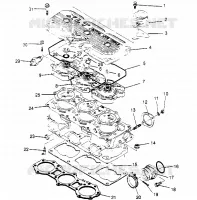 CYLINDRE 600 XCR 0951676 (4929132913C009)