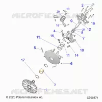 SYSTÃˆME DE TRANSMISSION, PRIMARY CLUTCH