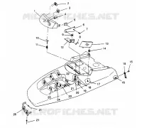 CAPOT/PHARE XLT TOURING 0963357 AND EUROPEAN XLT TOURING E963357 (4931923192A014)
