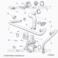 MOTEUR, WATERPUMP AND BYPASS