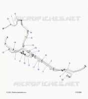 REFROIDISSEMENT ROUTING ENGINE