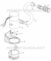 POMPE DE CALE SL 700 B974071, Intl. SL 700 I974071, SL 700 Deluxe B974072 and (4940874087C001)