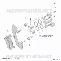 FREIN AVANT CALIPER