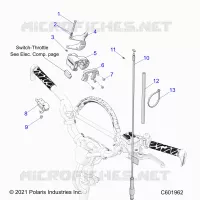 MOTEUR, THROTTLE CONTROL ASM.