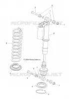 SUSPENSION AVANT SUPPORT AMORTISSEUR 