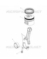MOTEUR, CONNECTING ROD AND PISTON SET