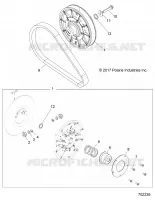 SYSTEME DE TRANSMISSION, SECONDARY CLUTCH