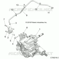 DRIVE TRAIN, MAIN SUPPORT PONT