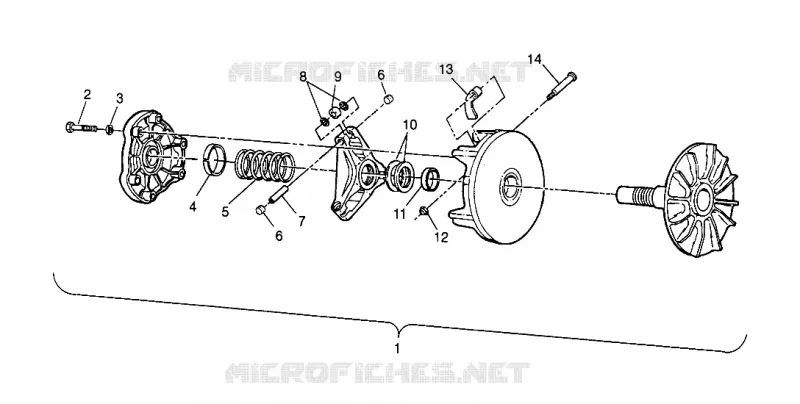 EMBRAYAGE DE TRANSMISSION ASSEMBLY 6X6 400L, U.S. W 958740, SWEDISH S958740 AND NORWEGIA (4930273027C010)