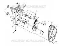 CARTER DE CHAINEE 500 0972764, EUROPEAN 500 E972764, 500 SKS 0972564, EUROPEAN 500 (4938393839B010)