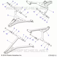 SUSPENSION AVANT CONTROL ARMS