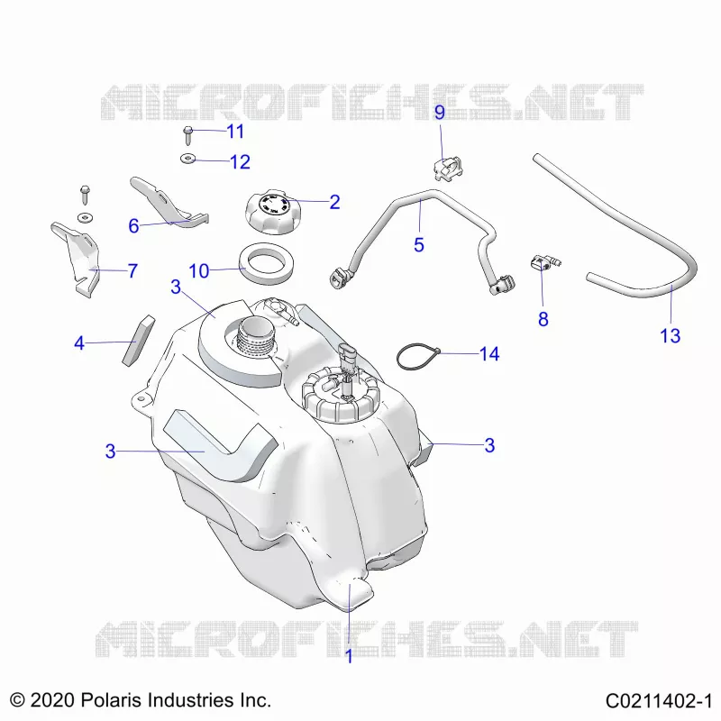 SYSTÃˆME D'ALIMENTATION, FUEL TANK ASM.