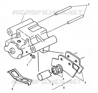 FREIN ARRIERE 6X6 400L W968740 and 6X6 400L Norwegian N968740 (4935963596C012)