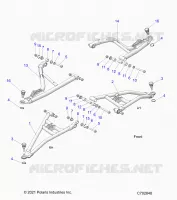 SUSPENSION AVANT CONTROL ARMS