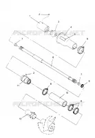 SYSTÈME DE TRANSMISSION  SL 750 B954070 (4930523052B002)