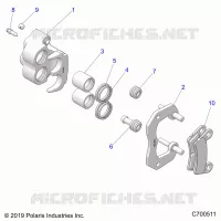 BRAKES, ETRIER DE FREIN ARRIERE
