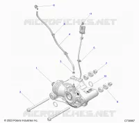 SYSTÃˆME DE TRANSMISSION, FRONT GEARCASE MOUNTING