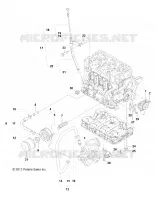 MOTEUR, OIL SYSTEM AND JAUGE A HUILE