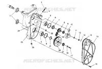 CARTER DE CHAINEE ASSEMBLY 600 XCR 0951676 (4929132913B009)