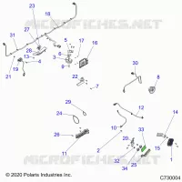 ELECTRICITE,  WIRE HARNESS COMPONANTS