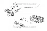 MOTEUR, CORPS DE PAPILON ET COLLECTEUR D'ADMISSION