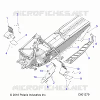 CHASSIS, PROTECTION D'EMBRAYAGE/FOOTRESTS/RUNNING BOARDS