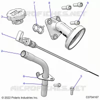 ENGINE, JAUGE D'HUILE